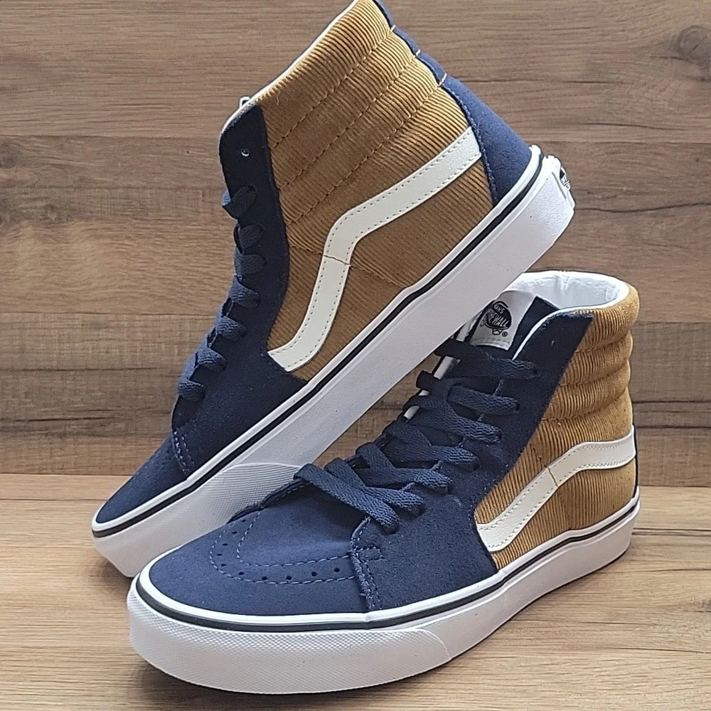 Van's SK8-Hi Brand new in the box no lid authentic uper textile size women 9.0